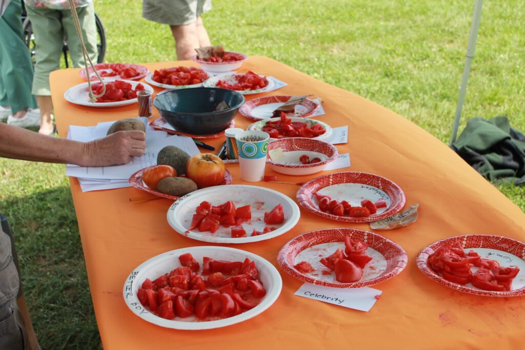 Our Tomato Festival brought fresh produce to our residents.