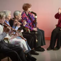 Friends House has several musical groups, including the Woodwind Ensemble.