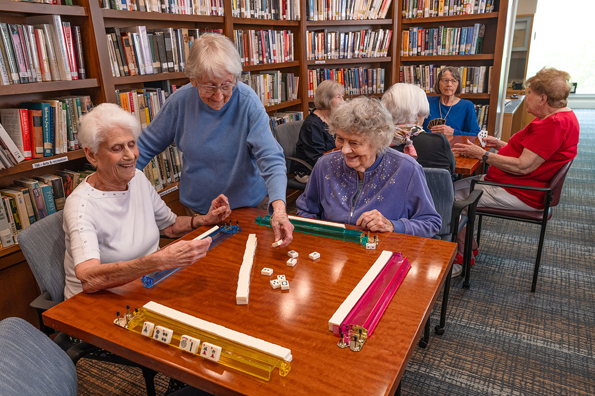 residents playing games