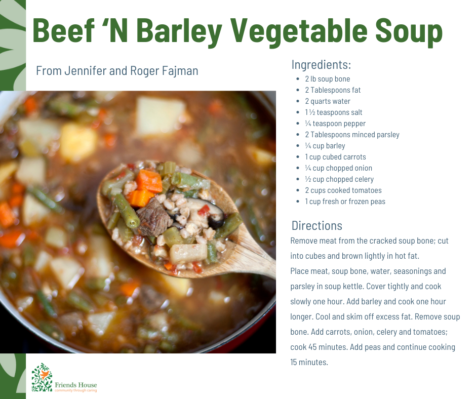 Beef n Barley Vegetable Soup