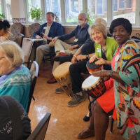 Drumming with Diversity at Friends House Retirement Community