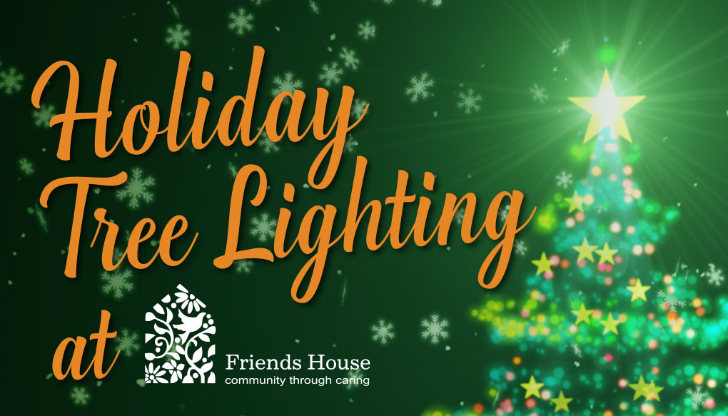 Holiday Tree LIghting event, sandy Spring, MD