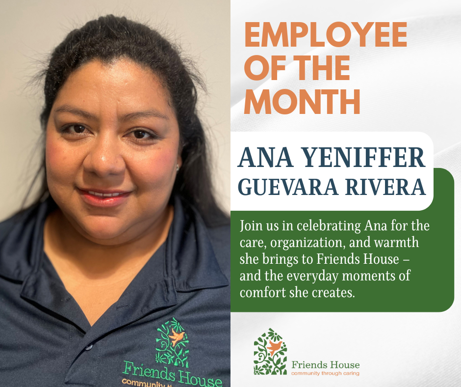 Friends House Employee of the Month