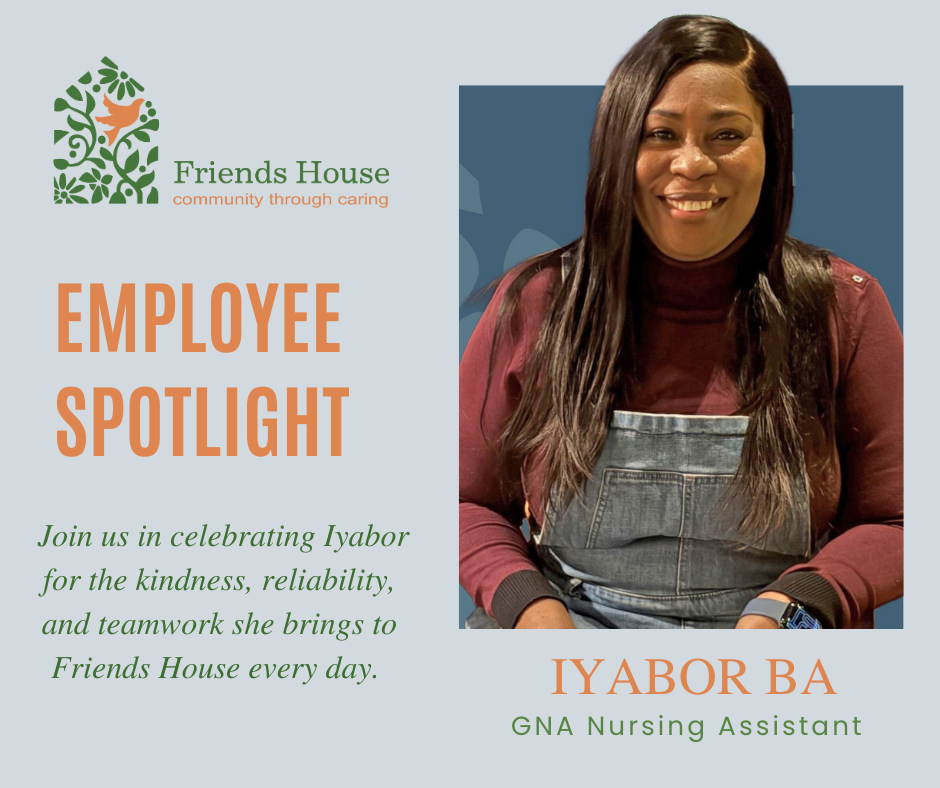 Friends House January Employee Spotlight