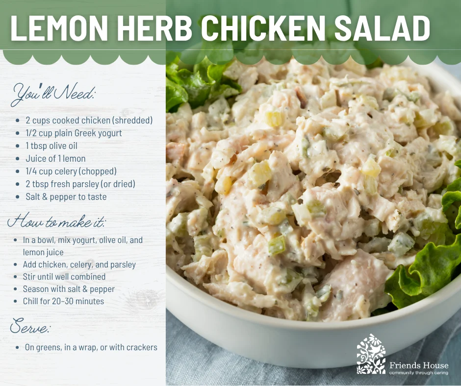 Lemon Herb Chicken Salad Recipe